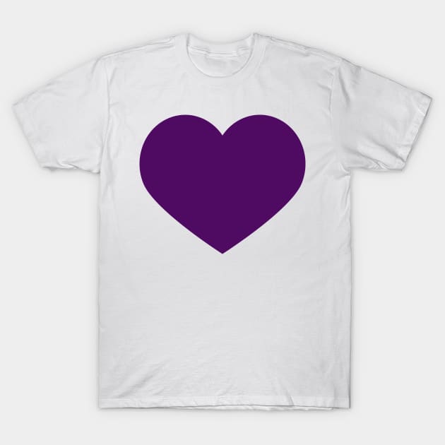 Purple heart T-Shirt by AliciaZwart